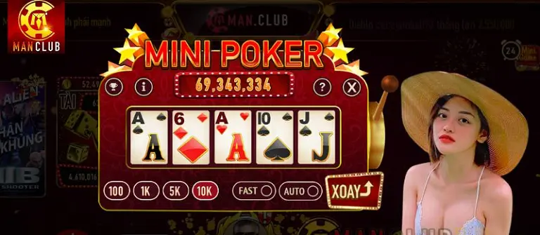 Thông tin trò chơi Mini poker Manclub