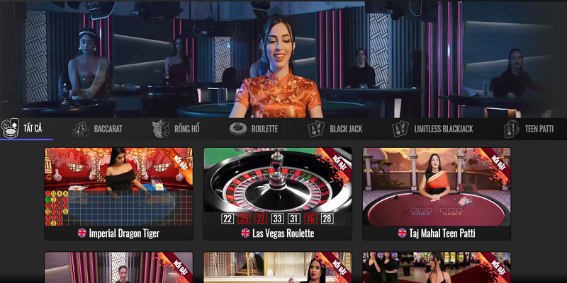 Game Show Live thiết kế chân thực, livestream trực tiếp